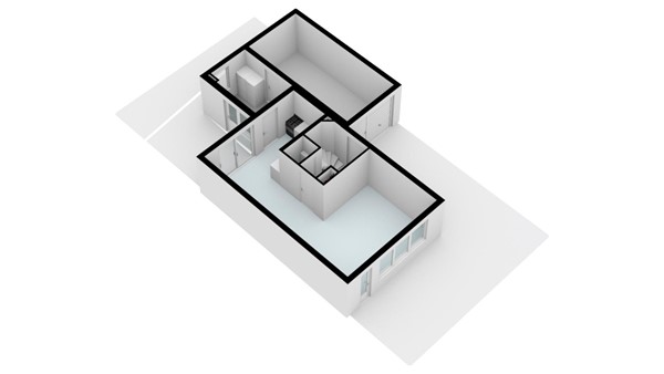 Floorplan - Ampèrestraat 55, 1433 KX Kudelstaart